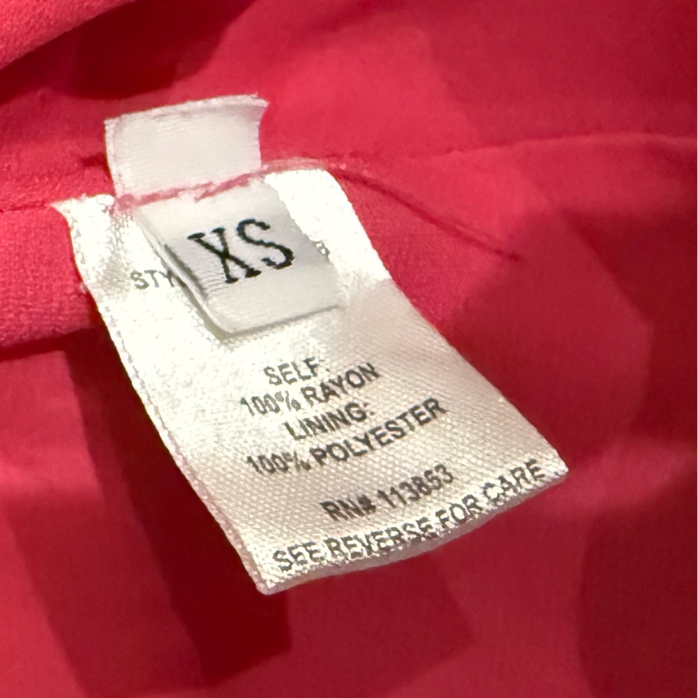 Vibrant Pink Ruffle Mini Dress - Picture 5 of 5